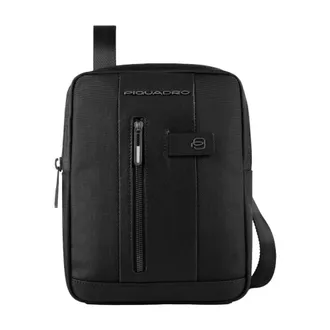 Piquadro Messenger Bags, male, Black, Size: ONE SIZE Cross Body Bags