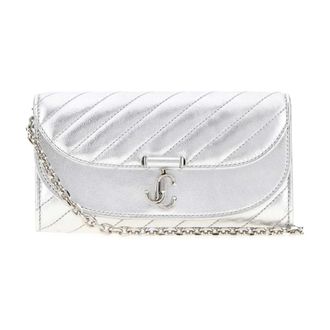Jimmy Choo London Cross Body Bags, female, Gray, Size: ONE SIZE Avn Clutch