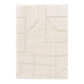AFK Living Alfombra gruesa ultra suave blanco 160 x 230 cm
