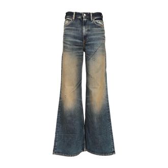 Acne Studios 2022 Jeans - female - Acne Studios - Wide Jeans - Blue - W25 - Jeans