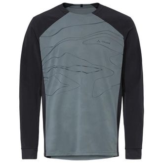 Vaude Moab L/S Pro Shirt Velotrikot f&uuml;r Herren | grau