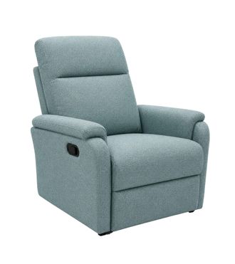 Home Heavenly Home Heavenly - Sill&oacute;n Reclinable Roid Con Palanca Lateral, Butaca Tapizada En Tela Resistente, 2 Posiciones Con Reposapi&eacute;s Ele Color: Azul