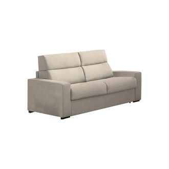 Dmora Sof&aacute; Cama 2 Plazas Casabona, Desenfundable, Contenedor Hecho En Italia, Apertura Abatible, 180x95 Cm Gris Tortora