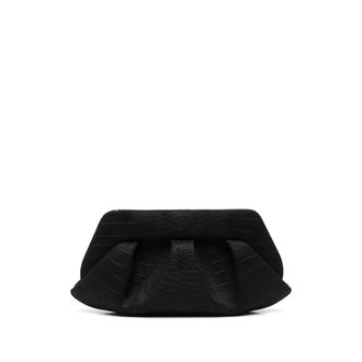 Themoir&egrave; Crocodile-effect Bios Clutch Bag