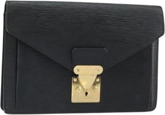 Louis Vuitton Pre-owned Clutches, female, Black, Size: ONE SIZE Pre-owned Clutch Bag