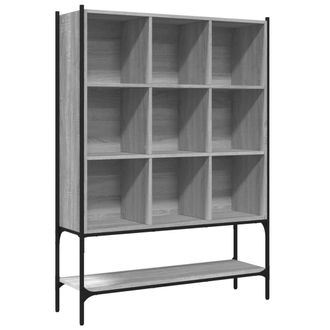 Berkfield Home Bookcase Grey Sonoma 102x30x141.5 cm Engineered Wood