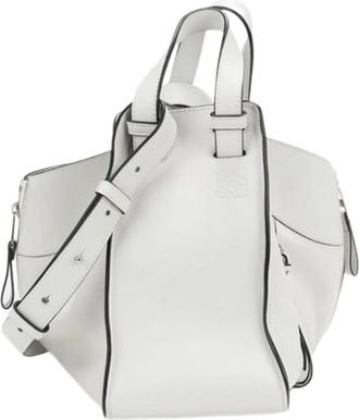 Loewe Pre-owned Kalfsleren Handtas - Dames - Vintage Handtas - Wit - ONE Size - Leer - Vintage