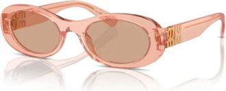 Miu Miu Sunglasses, unisex, Pink, Size: ONE SIZE Elegant Sunglasses for Your Style