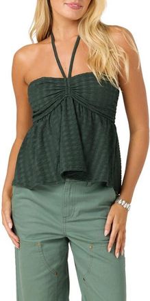 O'Neill Junie Halter Tank in Hunter Green at Nordstrom, Size Xx-Large