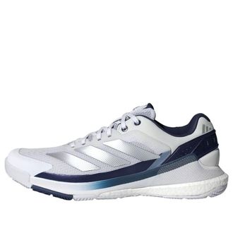 adidas Crazyquick Boost Padel White Silver Dark Blue JR2124