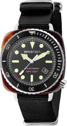 Briston Clubmaster Black Dial Mens Watch 21644.SA.T.1.NB