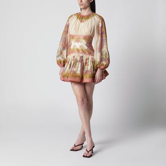 Zimmermann Indra mini dress with floral motif