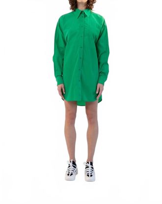 Maison Rabih Kayrouz Taffeta Short Dress In Grass