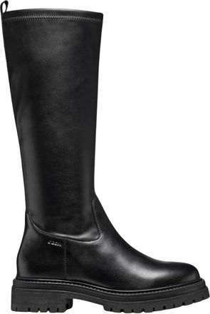Geox Iridea Enkellaarzen - Dames - Schoenen - Zwart - Maat: 41 EU