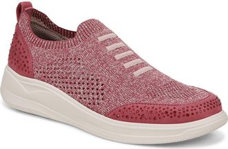 Life Stride Timeless Slip-On Platform Sneaker in Dusty Rose/Blush Knit at Nordstrom, Size 9.5