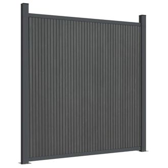 Berkfield Home Fence Panel WPC Grey 180x186 cm