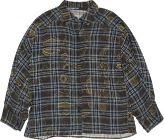 Bimba & Lola Geruit blouse - Bruin