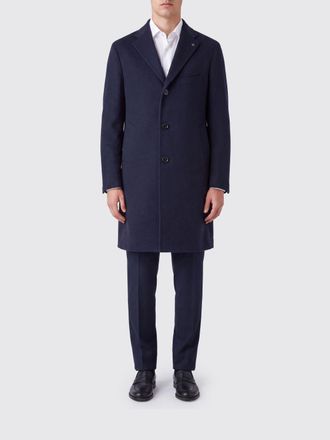 Tagliatore Cappotto monopetto al ginocchio in lana e cashmere con rever classico