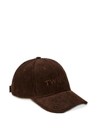Twin-Set Cappello da baseball a coste - Marrone