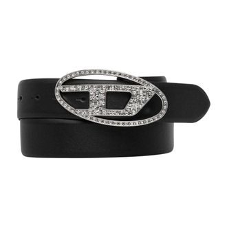 Diesel Dames, Accessoires, Zwart, Maat: 90 CM Leer