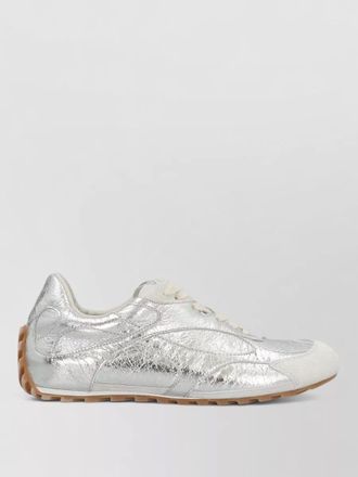 Bottega Veneta orbit flash leather sneakers rubber sole