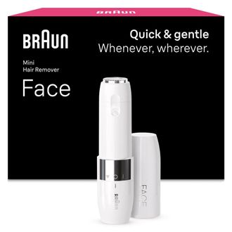 Braun Mini Depilador Facial Braun Fs1000 Blanco Con Smartlight Y Sistema Rotativo