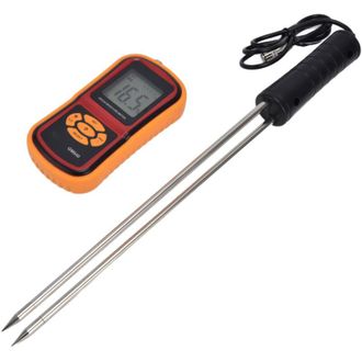 OEM Medidor De Humedad Digital Port&aacute;til Para Granos Con Sonda Y Pantalla Lcd Para Medir La Humedad Del Trigo, Ma&iacute;z, Arroz Y Legumbres -- Crezuo
