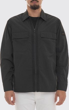 HUGO BOSS Giacca a camicia Lotape in tessuto tecnico con chiusura a zip