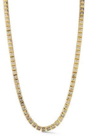 Glaze Jewelry Cubic Zirconia Tennis Necklace in Gold at Nordstrom Rack