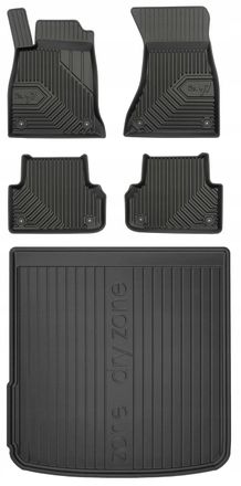 OEM Set 77 Tappetini In Gomma E Tappetini Audi A4 Avant B9 Station Wagon 2015-2023