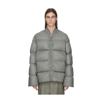 Rick Owens Classic Flight Donsjack - Heren - Jassen - Grijs - Maat: L Zijde