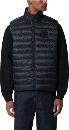 Canada Goose Vests, male, Black, Size: L Stratus Vest
