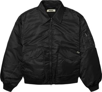 Woodbird WBOsamu Bomber Jacket - Jackets - Hombre - Negro - L