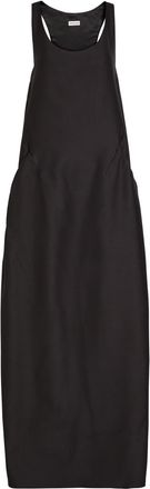 Dries Van Noten Drazero Wool and Silk-blend Maxi Dress - Black - 38 (UK10 / S)