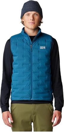 Mountain Hardwear Stretchdowntm Vest Mens Clothing Dark Caspian : 2XL, Nylon/Elastane