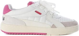 Palm Angels Witte Slip-On Sportieve Sneakers - Dames - Sneakers - Wit - 36 EU - Leer - Schoenen