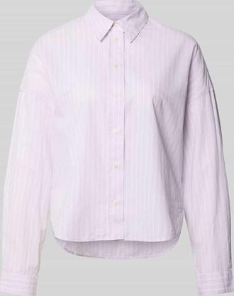 Marc O'Polo Relaxed Fit Hemdbluse aus reiner Baumwolle in Rosa, Gr&ouml;&szlig;e 36