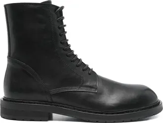 Ann Demeulemeester Leather Ankle Boots