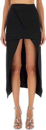 Alexander McQueen Mujer, Faldas, Negro, Talla: M