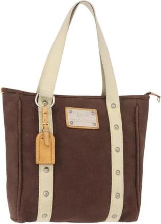 Louis Vuitton Pre-owned Vintage Tote - Dames - Vintage Shopper - Bruin - ONE Size - Leer - Vintage