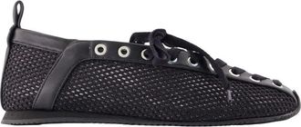 Ganni Sporty Ballerina - Dames - Ballerinas - Zwart - 40 EU - Polyester - Schoenen