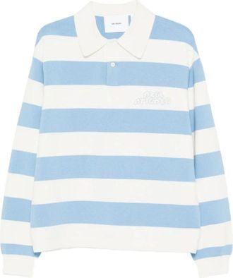 Axel Arigato Rey Polo Sweater - Heren - Ronde hals truien - Veelkleurig - S - Katoen - Truien & Vesten