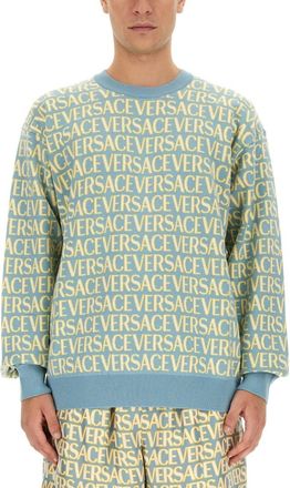 Versace Allover Logo Jersey