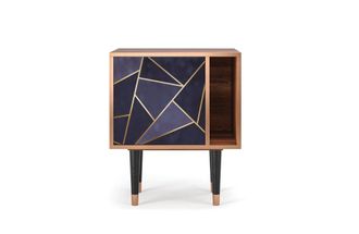 StoryZ Mesita de noche azul 1 puerta L 58 cm