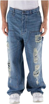 Études Studio Heren, Jeans, Blauw, Maat: XL Denim