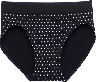 Miiyu Womens High-waist high-cut Hipster Panties Nylon