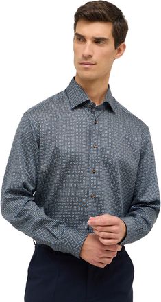 Eterna business overhemd Eterna Modern Fit blauw