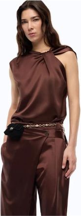 Pinko Pinko, Donna, Camicette, Marrone, S, new