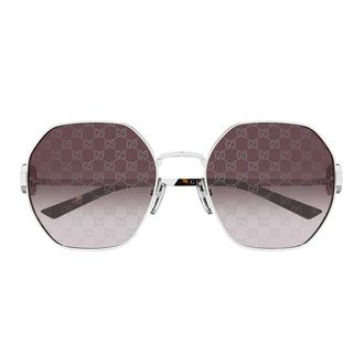 Gucci Sunglasses Gg2046 S 004 Silver/Red Women