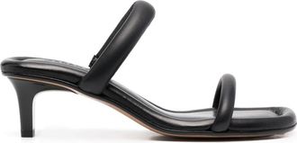 Isabel Marant Raree leather sandals - women - Calf Leather/Calf Leather/Calf Leather - 37 - Black